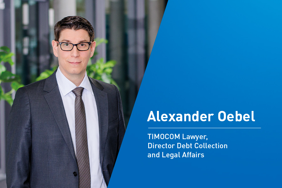 Intervju s Alexanderom Oebelom, odvjetnikom tvrtke TIMOCOM, Director Debt Collection & Legal Affairs