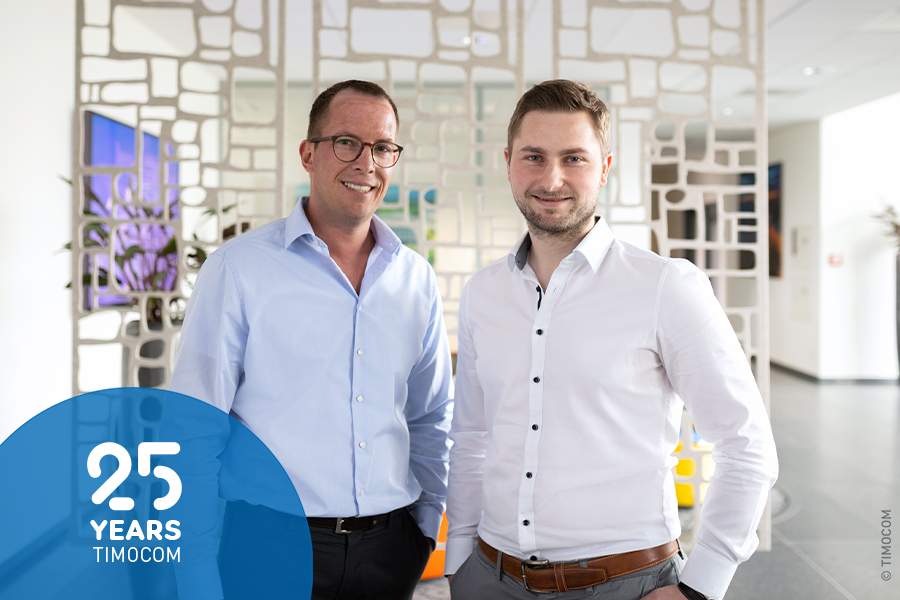 Sebastian Lehnen i Tim Thiermann vode FreightTech poduzeće TIMOCOM.
